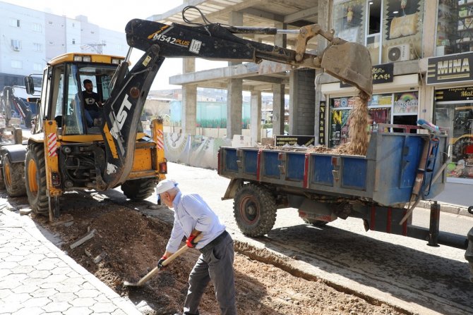 Cizre Kaymakamı Tunç, Üst Yapı Çalışmalarını İnceledi