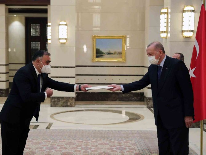 Cumhurbaşkanı Erdoğan, Azerbaycan Büyükelçisini Kabul Etti