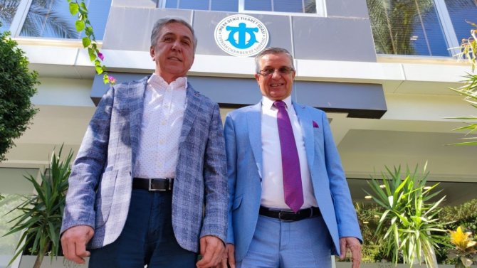 Dto Antalya Şube Başkanı Çetin, Başkan Topaloğlu’nu Ağırladı.