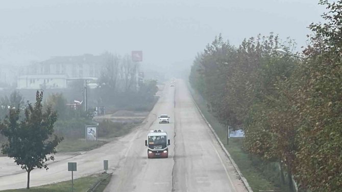 Düzce’de Sis Etkili Oluyor