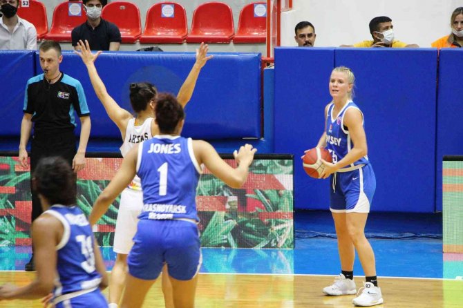 Fıba Kadınlar Avrupa Kupası: Hatayspor: 100 - Enisey Krasnoyar: 76