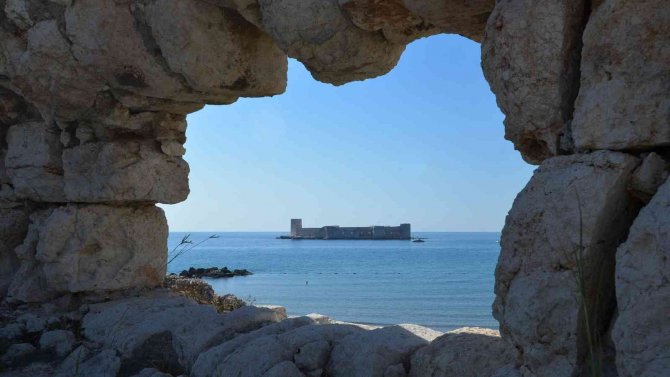 Kızkalesi’nin Karadaki Uzantısı Korykos Kalesi De Turizme Kazandırılıyor