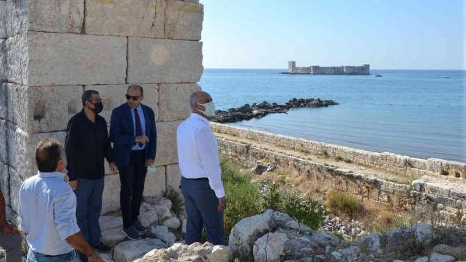 Kızkalesi’nin Karadaki Uzantısı Korykos Kalesi De Turizme Kazandırılıyor