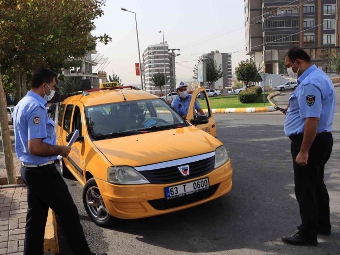Şanlıurfa’da Ticari Taksiler Denetlendi