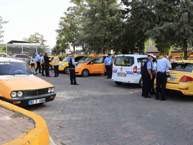 Şanlıurfa’da Ticari Taksiler Denetlendi