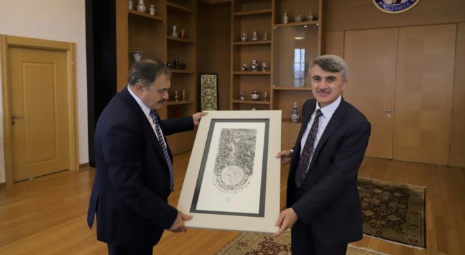 Veysel Eroğlu’ndan Dpü’ye Ziyaret