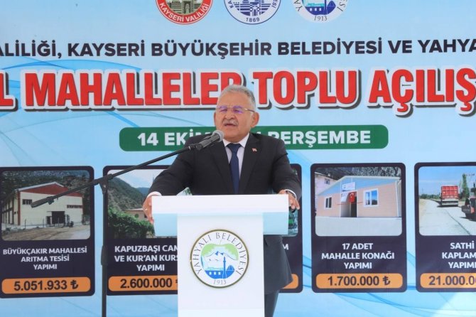 Yahyalı’da 50 Milyon Tl’lik Yatırımlar Açıldı
