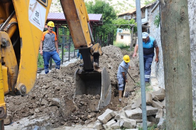 İ̇bradı’da Yağmur Suyu Çalışması
