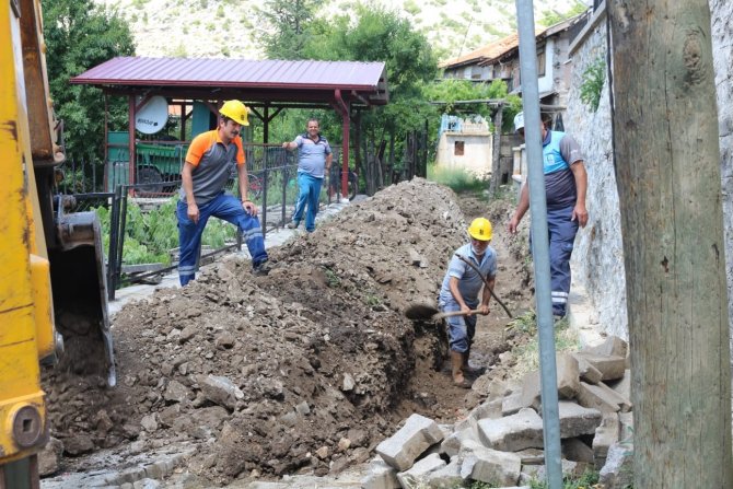 İ̇bradı’da Yağmur Suyu Çalışması