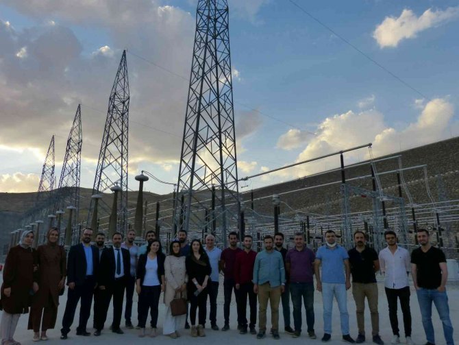Vedaş Muş İ̇l Müdürlüğünden Alparslan-2 Barajına Teknik Gezi