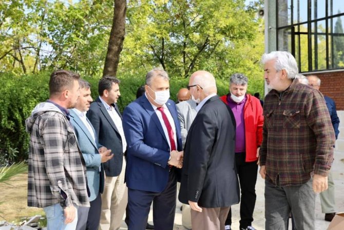 Başkan Çerçi Sanayi Sitesinde Esnaf Ziyareti Yaptı
