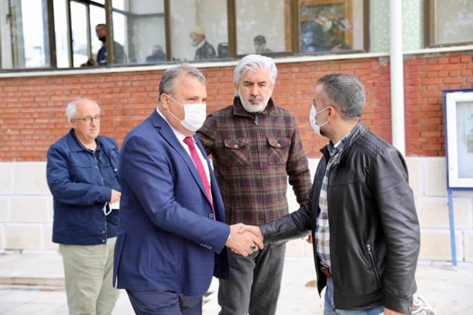 Başkan Çerçi Sanayi Sitesinde Esnaf Ziyareti Yaptı