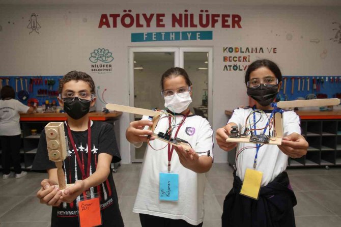 Nilüferli Çocuklara “Yeni Nesil Üretim Atölyeleri”