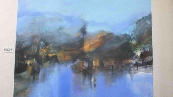 Balıkesir’de Kadın Ressam Çiftçi Eğitim Merkezinde Sergi Açtı