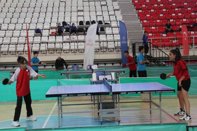 Doğu Anadolu Ve Güney Doğu Anadolu Bölgesi Gençler Masa Tenisi Takım Yarışmaları Erzincan’da Başladı
