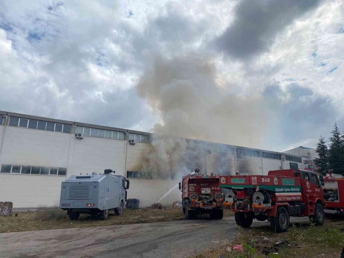 Eskişehir Osb’de Fabrika Yangını (1)