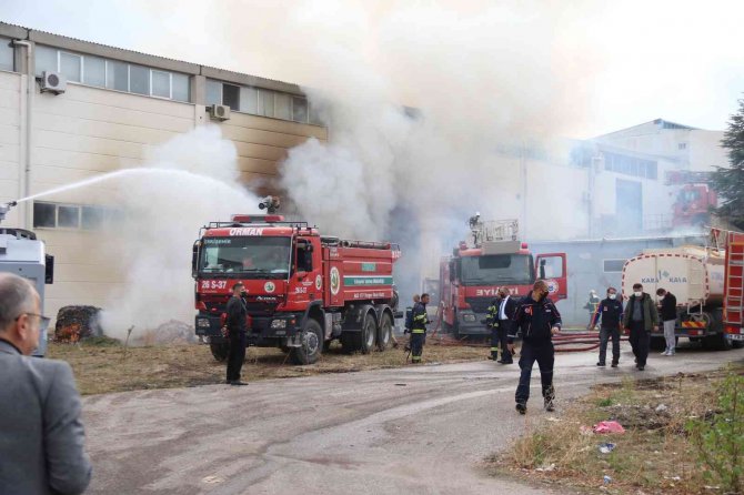 Eskişehir Osb’deki Yangın Kontrol Altına Alındı