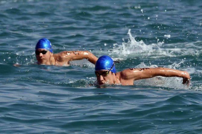 Mersin’de İlk Kez Yüzme Maratonu Düzenlendi