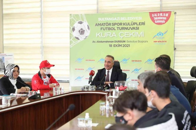 Sultangazi’de Amatör Spor Kulüpleri Futbol Turnuvası Kura Çekim Töreni
