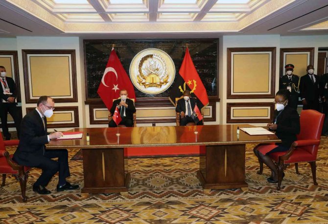 Türkiye-angola Arasında 7 Anlaşma İmzalandı