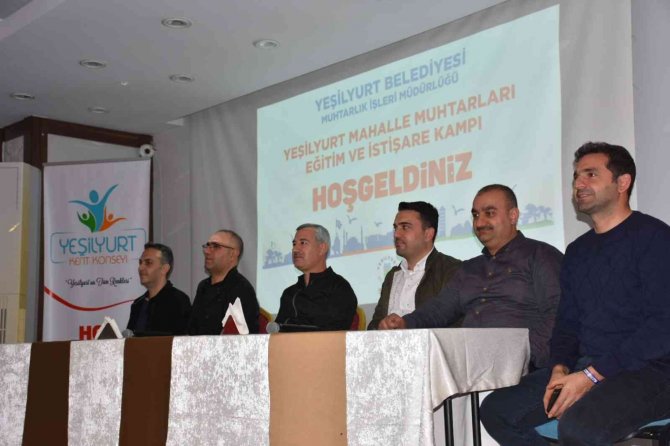 Yeşilyurt Muhtarları Sivas’ta Kampa Girdi