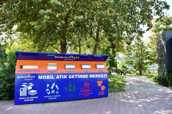 Konyaaltı’nda Mahallelere Mobil Atık Getirme Merkezi Yerleştiriliyor