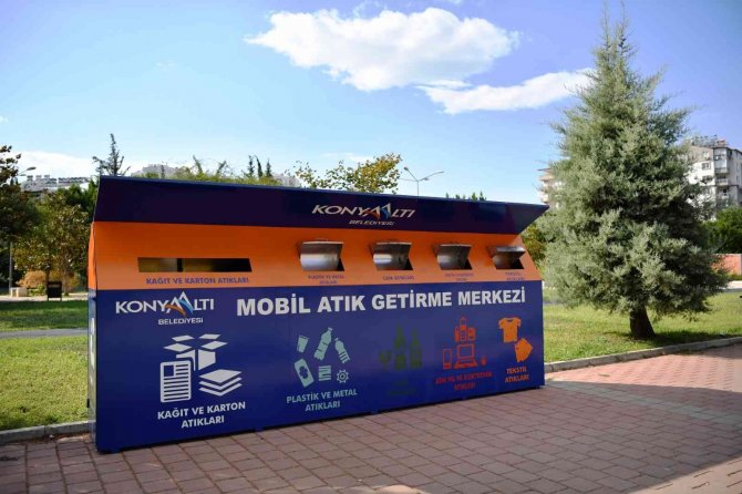 Konyaaltı’nda Mahallelere Mobil Atık Getirme Merkezi Yerleştiriliyor
