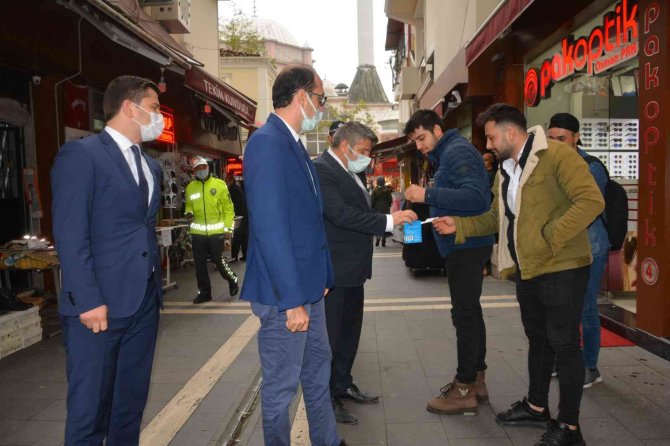 Kaymakam Işık’tan Denetim: “Pandemi Bitmedi Dikkatli Olalım”