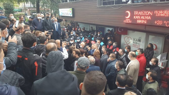 Trabzon Şehir Merkezinde Gerginlik