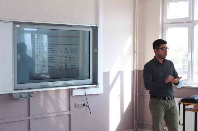 Muradiye’deki Öğrenciler Korona Virüse Karşı Bilgilendiriliyor