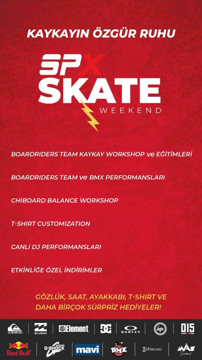 Spx Skate Weekend İle Kaykaylar Havalanacak