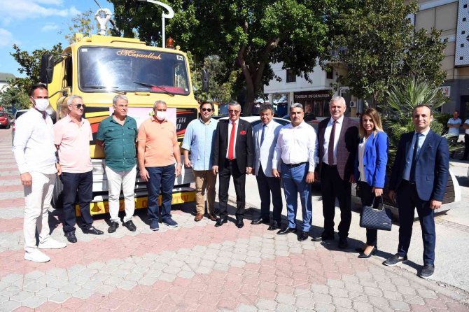 Ketob’dan Kemer Belediyesine Arazöz Bağışı
