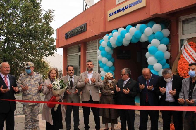 Şile’de Muhtarlar Günü’nde, ’Muhtarlar Derneği’ Açıldı