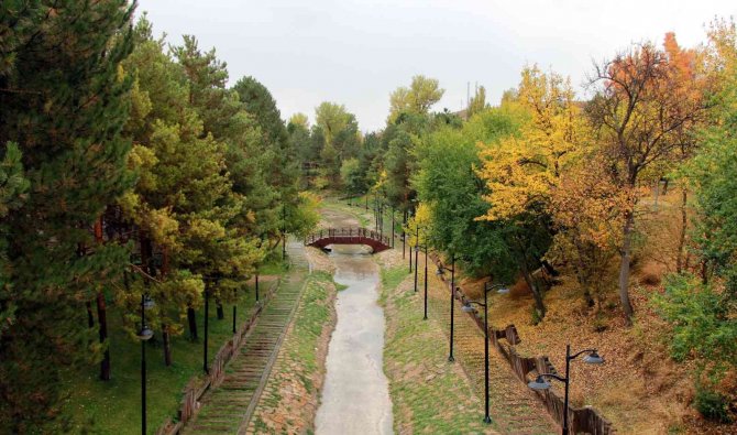 Sivas’ta Kartpostallık Sonbahar Görüntüleri Oluştu