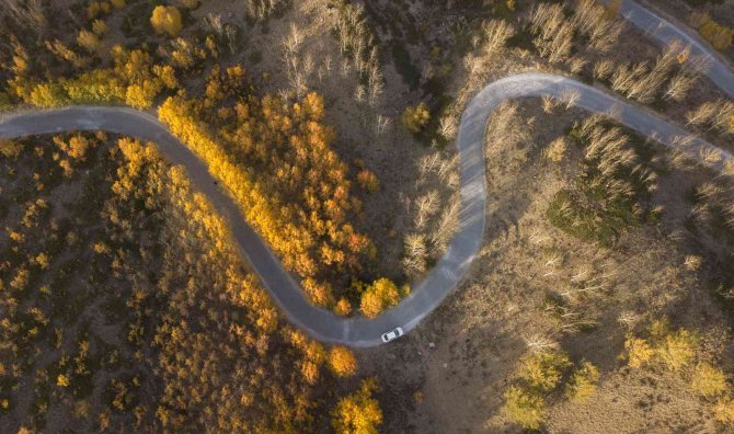 Sonbahar Renkleriyle Büyüleyen Nemrut Krateri Doğal Fotoğraf Stüdyosu Oldu