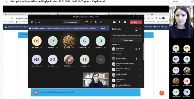 Edirne’de Kütüphane Kaynakları Ve Bilgiye Erişim Semineri Düzenlendi