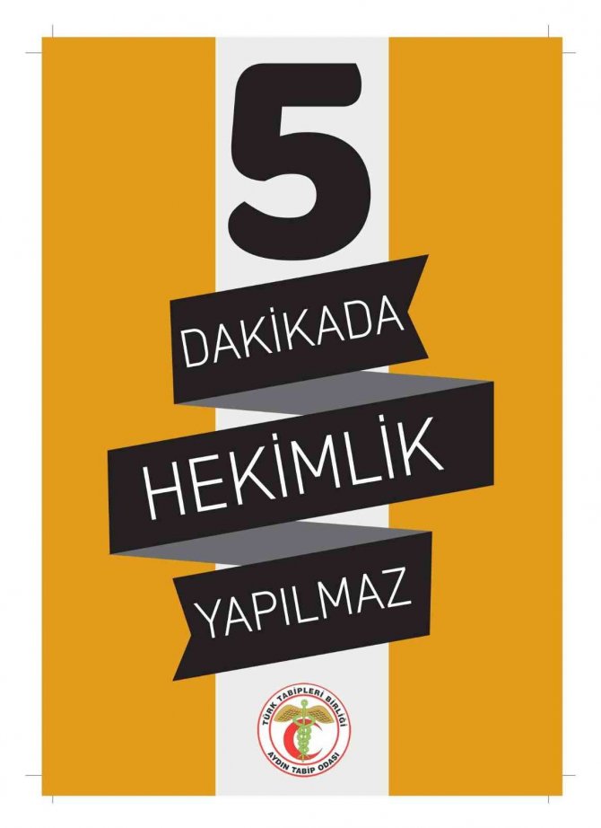 Aydın Tabip Odası Başkanı Çıbık; 5 Dakikada Hekimlik Yapılmaz