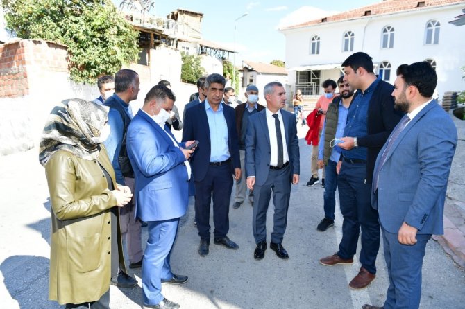 Başkan Çınar, Sokak Sağlıklaştırma Çalışmalarını İnceledi