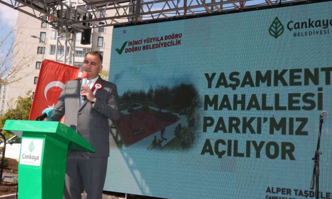 Çankaya’da Nida Tüfekçi Parkı Açıldı