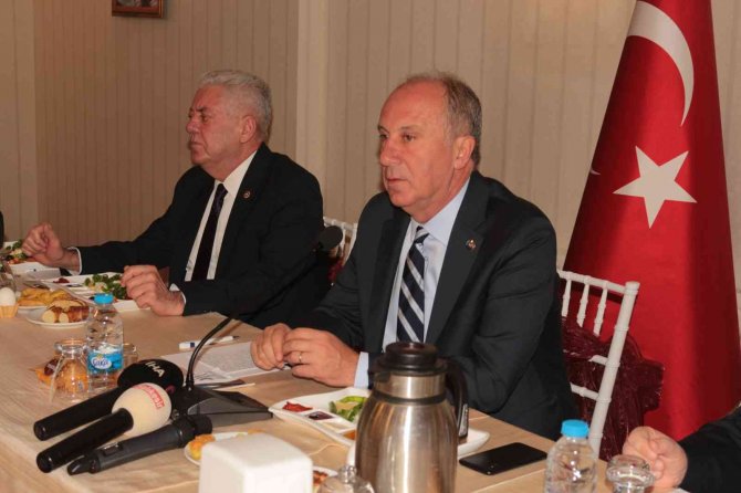 Muharrem İ̇nce’den İlginç Parti Birleştirme Teklifi: “İ̇ttifak Yerine Partileri Birleştirin İki Ayrı Yerde Fatura Ödemeyin”