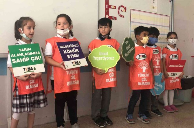 Şanlıurfa’da Minikler Akranlarına Doğayı Anlatıyor
