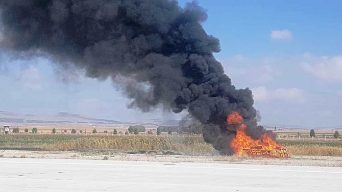 Zafer Havalimanı’nda Yangın Söndürme Tatbikatı