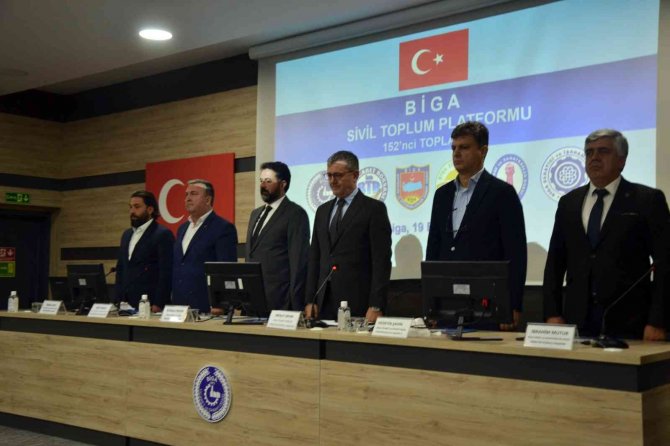 Biga´da 152.stp Toplantısı Yapıldı