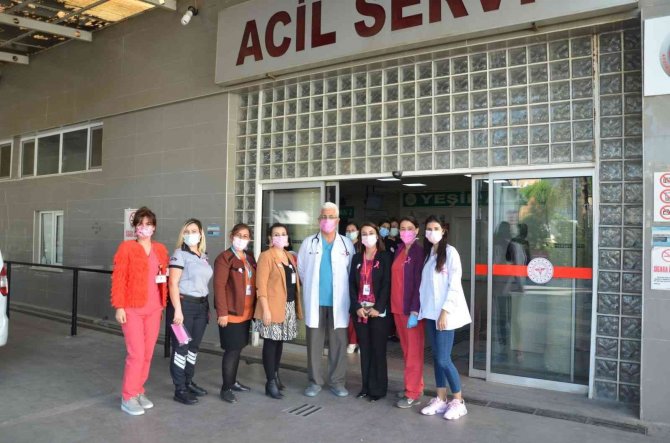 Aydın Atatürk Devlet Hastanesi’nde Meme Kanserine Dikkat Çekildi