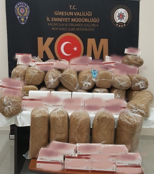 Giresun’da Kaçakçılara Darbe