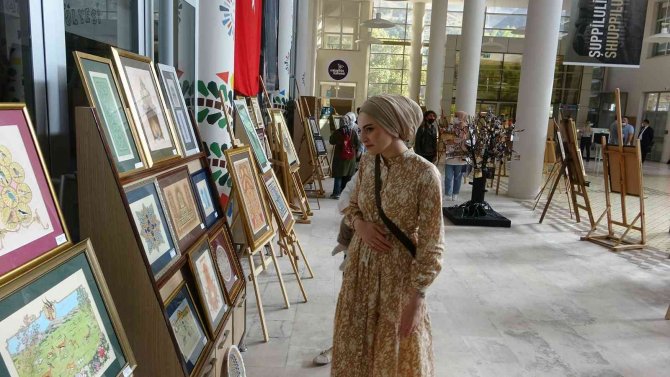 Dünyanın En Büyük Mozaik Müzesinde Tezhip Sergisi