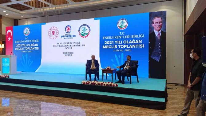 Özdemir, Enerji Kentleri Birliği Toplantısında