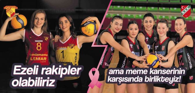 Göztepe Ve Karşıyaka Meme Kanserine Karşı Bir Araya Geldi