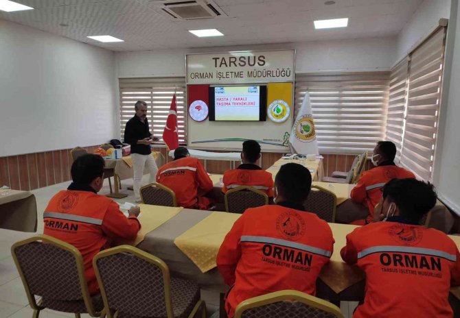 Orman İşçisine ’Temel İş Sağlığı Ve Güvenliği Eğitimi’ Verildi