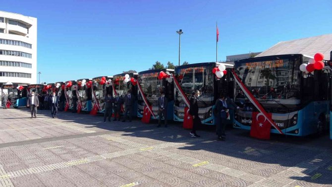 Samsun’da Ulaşım Filosuna 30 Yeni Otobüs